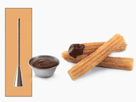 Pico acero rellenador de churros